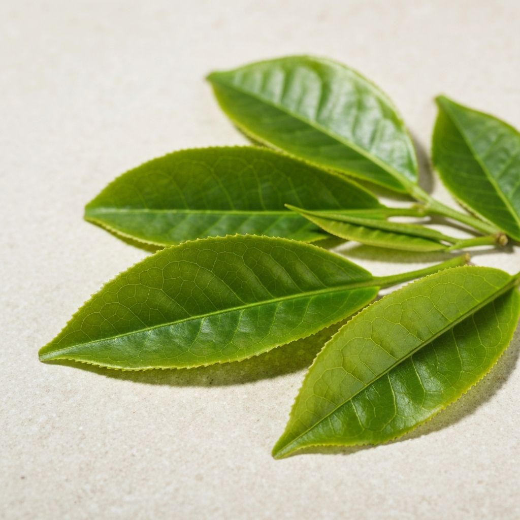 Grüner Tee Blätter